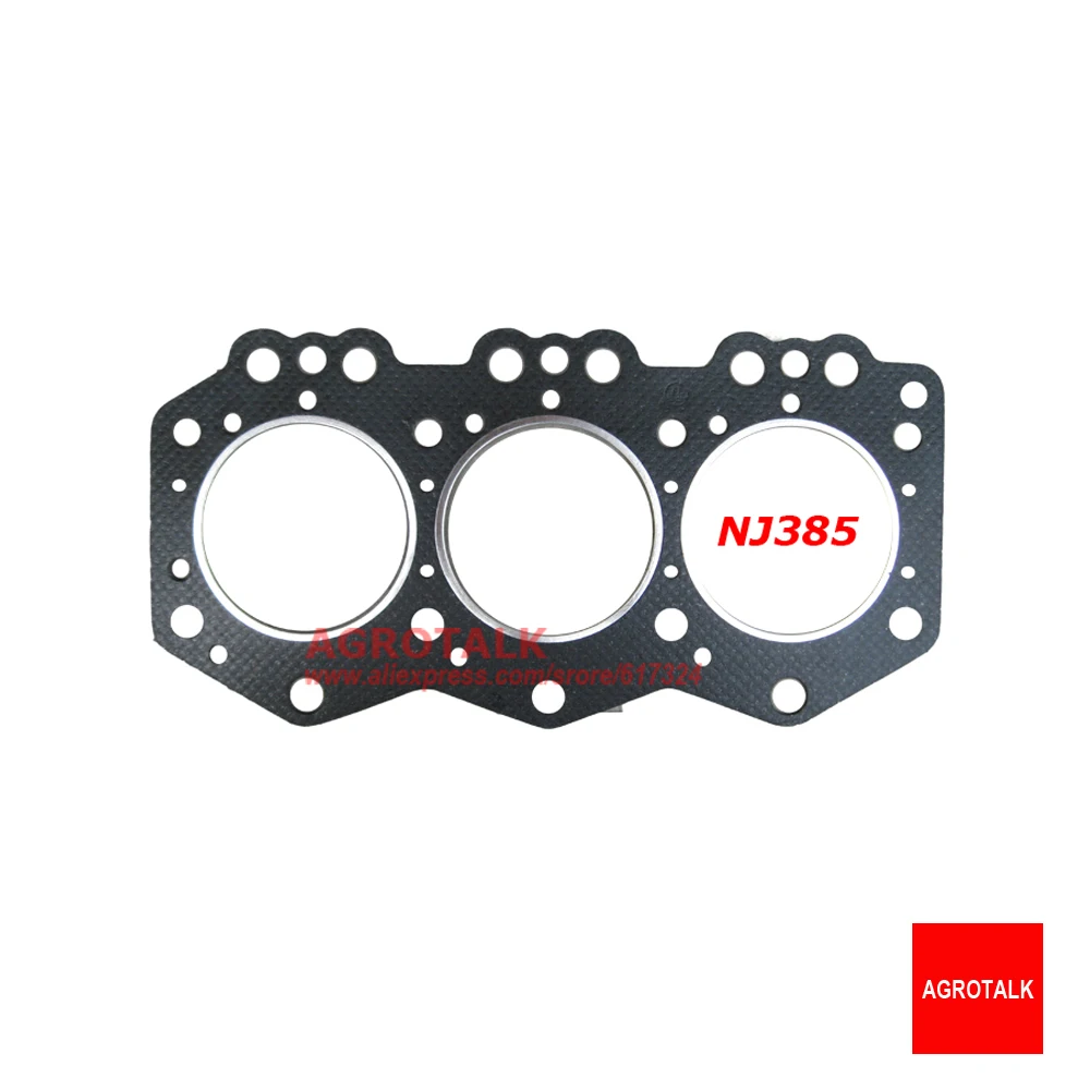 Juego de juntas que incluye junta de culata para tractor Fengshou Lenar LE254 FS250 con motor NJ380 / NJ385, número de pieza: