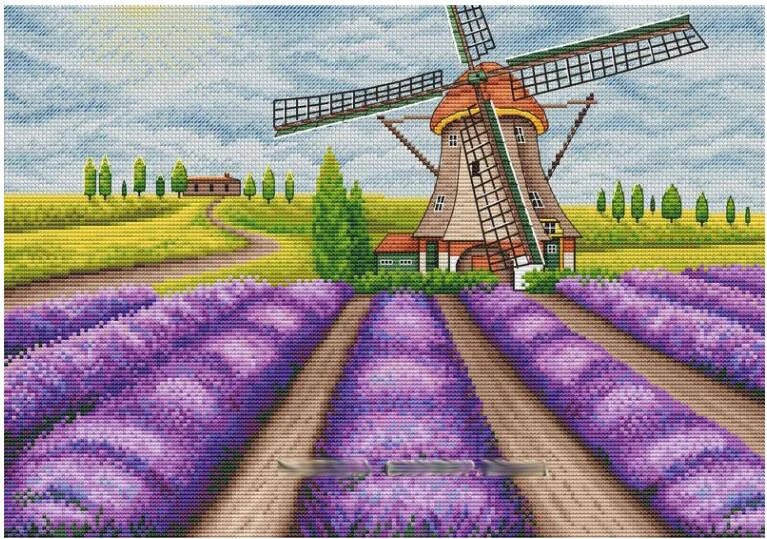 

Fengchexunyicao Cross Stitch Kits Products Yarn Canvas Decorative Pictures Craft Needlework Fabric For Sewing Art Scenery DIY