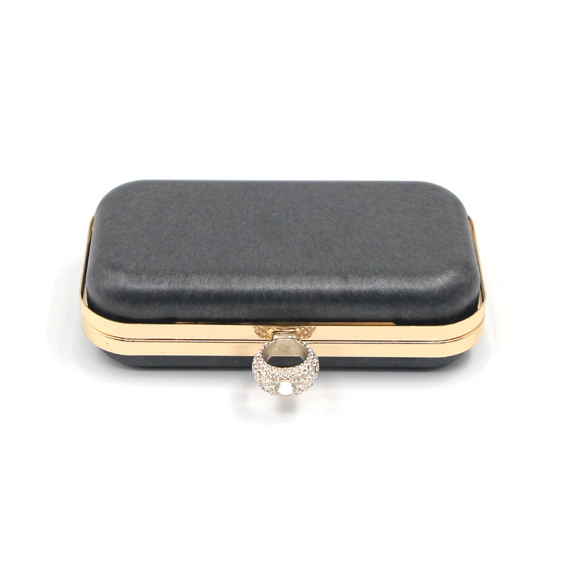 High Quality Case Silver Gold Antique Brass Color Plastic Black Box Diy Handbag Accessories Wholesale Metal Purse Frame Obag