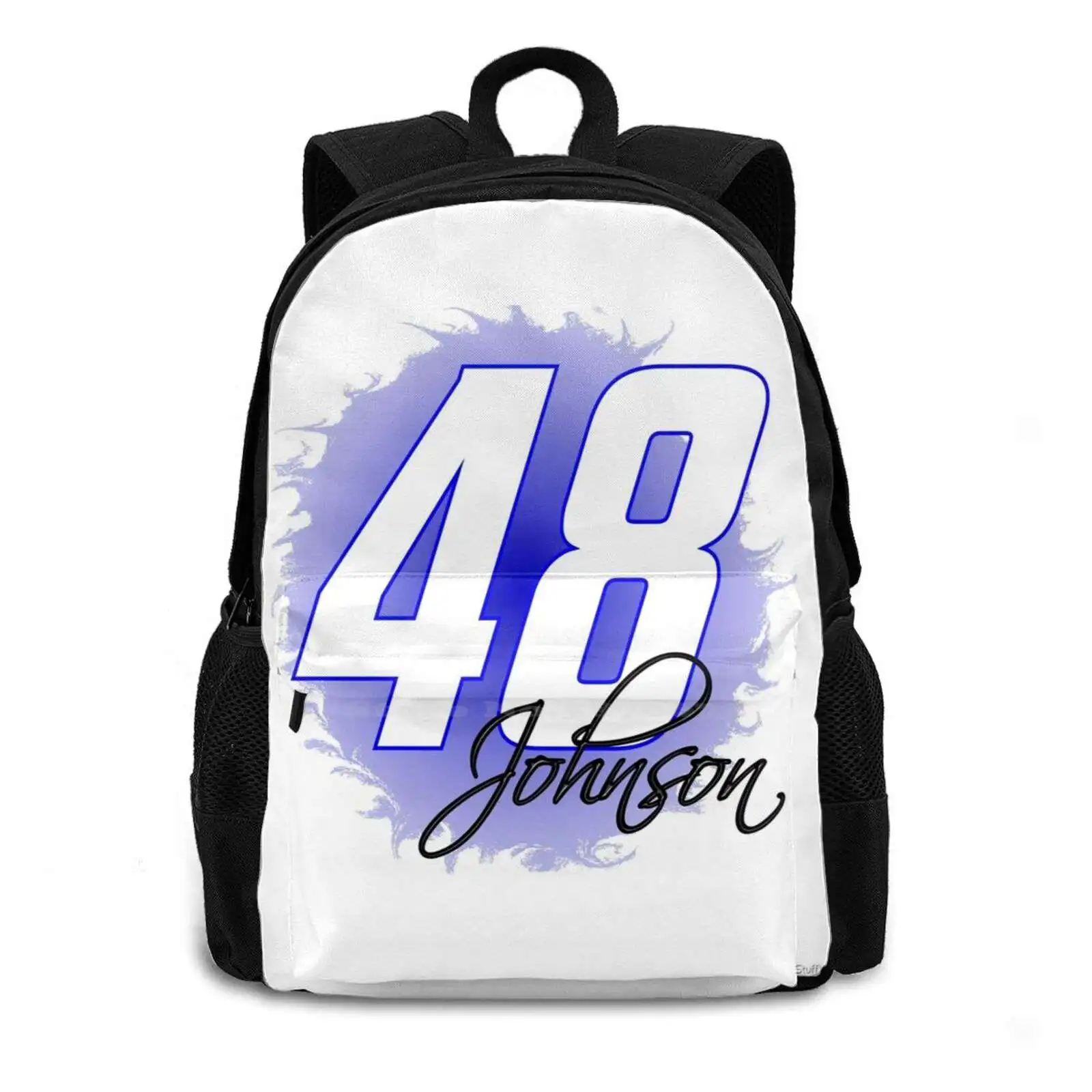 Jimmie Johnson #48 Bag Backpack For Men Women Girls Teenage Black Jimmie Johnson 48 Motorsport Hendrick