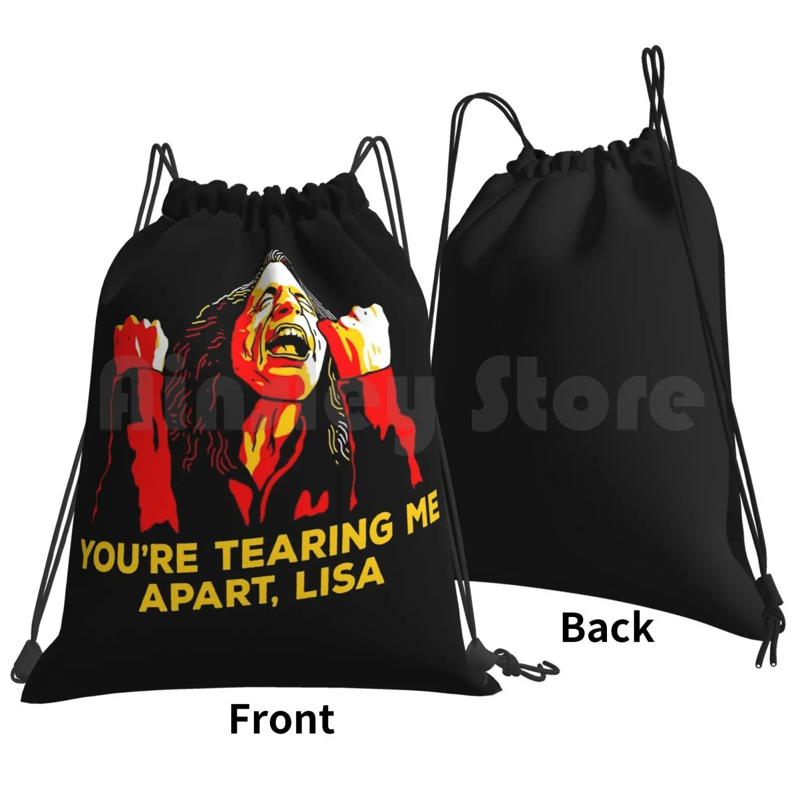 The Movie Backpack Drawstring Bag Riding Climbing Gym Bag The The Movie Wiseau Oh Hi Mark Your Tearing Me Apart List Youre