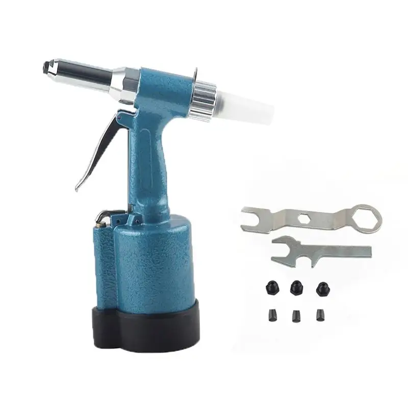 2.4-5.0มม.นิวเมติกตาบอด Rivet Gun Heavy Duty Air Hydraulic Riveter นิวเมติกโลดโผนปืน Rivet เครื่องมือ Riveter ปืน