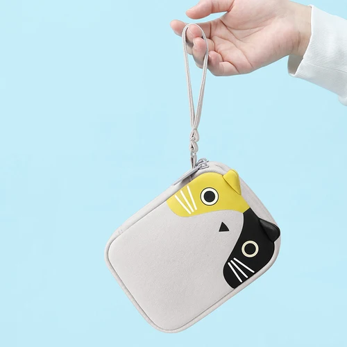 Imagen 2 del producto UTHAI T32 2,5 HDD bolsa de almacenamiento caja de almacenamiento de disco duro móvil Digital bolsa de almacenamiento de Cable de datos de auriculares