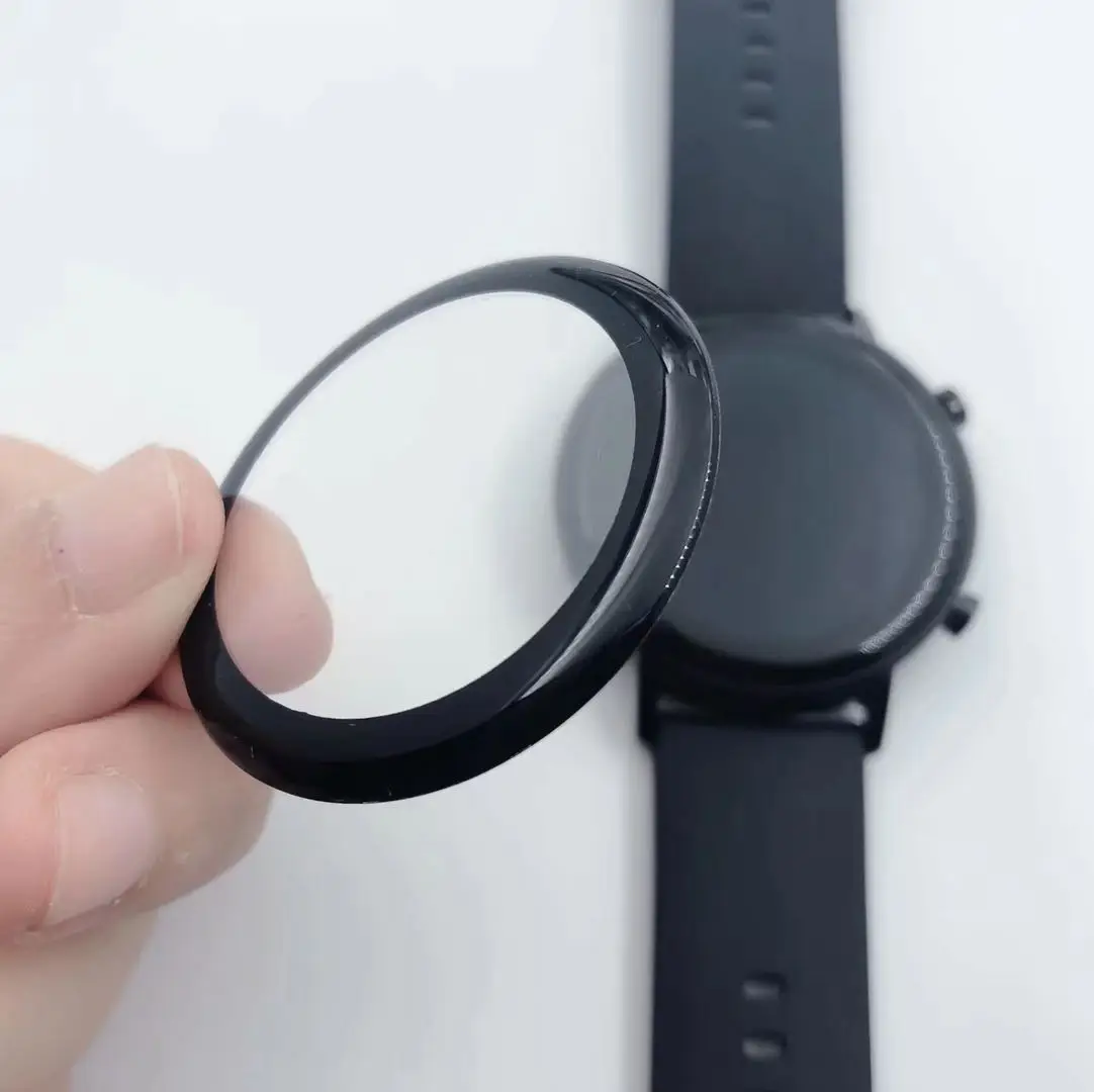 Cubierta de película protectora transparente para Huawei Watch GT2, Protector de pantalla de 42mm, cobertura completa de borde curvo 3D, no de vidrio