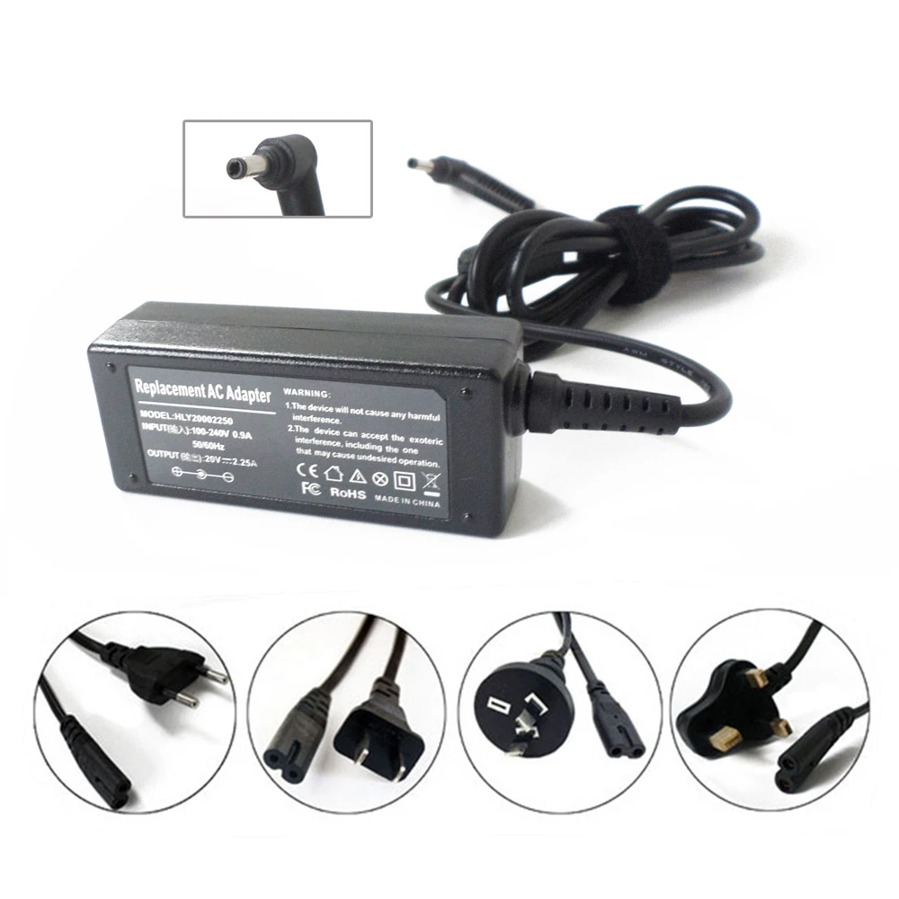 

New 45W AC Adapter Battery Charger Power Supply Cord For Lenovo IdeaPad 100 100S 100S-14 Series Notebook PC 20V 2.25A 4.0*1.7mm