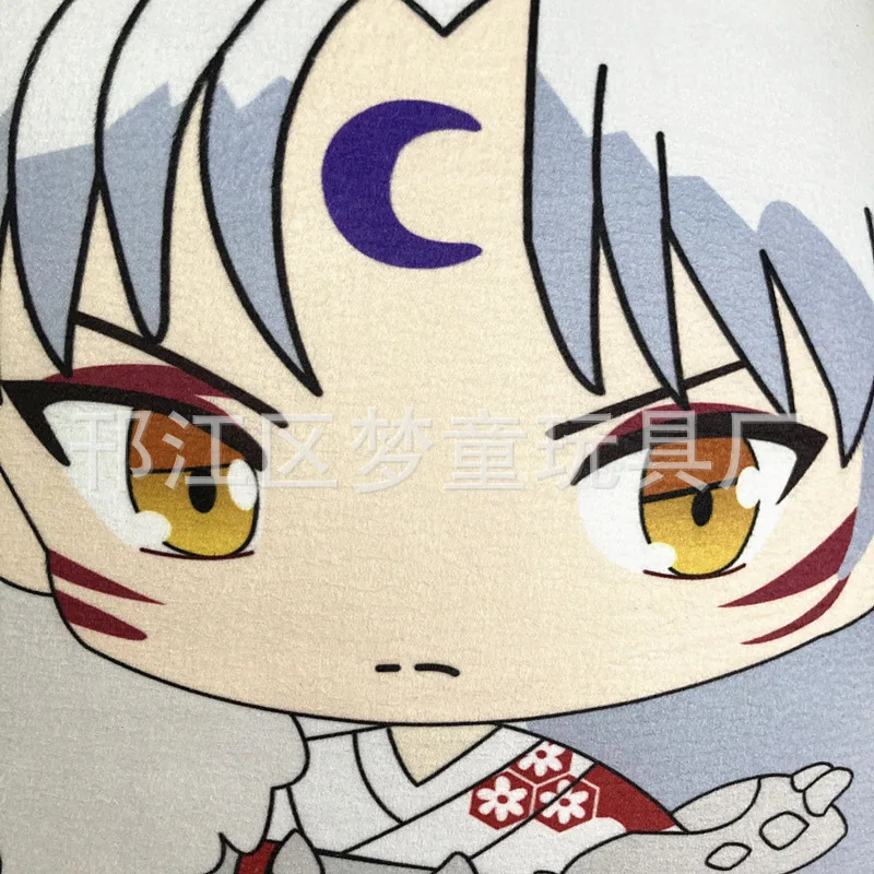 10cm Inuyasha Plush Doll Anime Inuyasha Sesshoumaru Action Cute Soft Plush Doll Inuyasha Plush Key Pendant Soft Toys