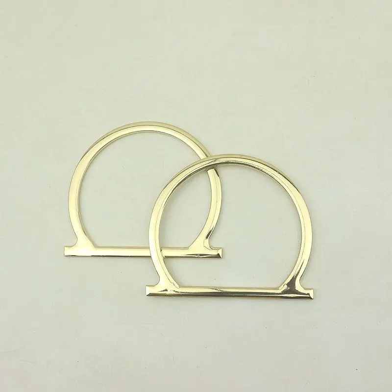 10pcs ID6.0cm Metal Bag Round Handles Buckle Purse Frame Hand Pull O Ring Hook DIY Luggage Parts Hardware Accessories