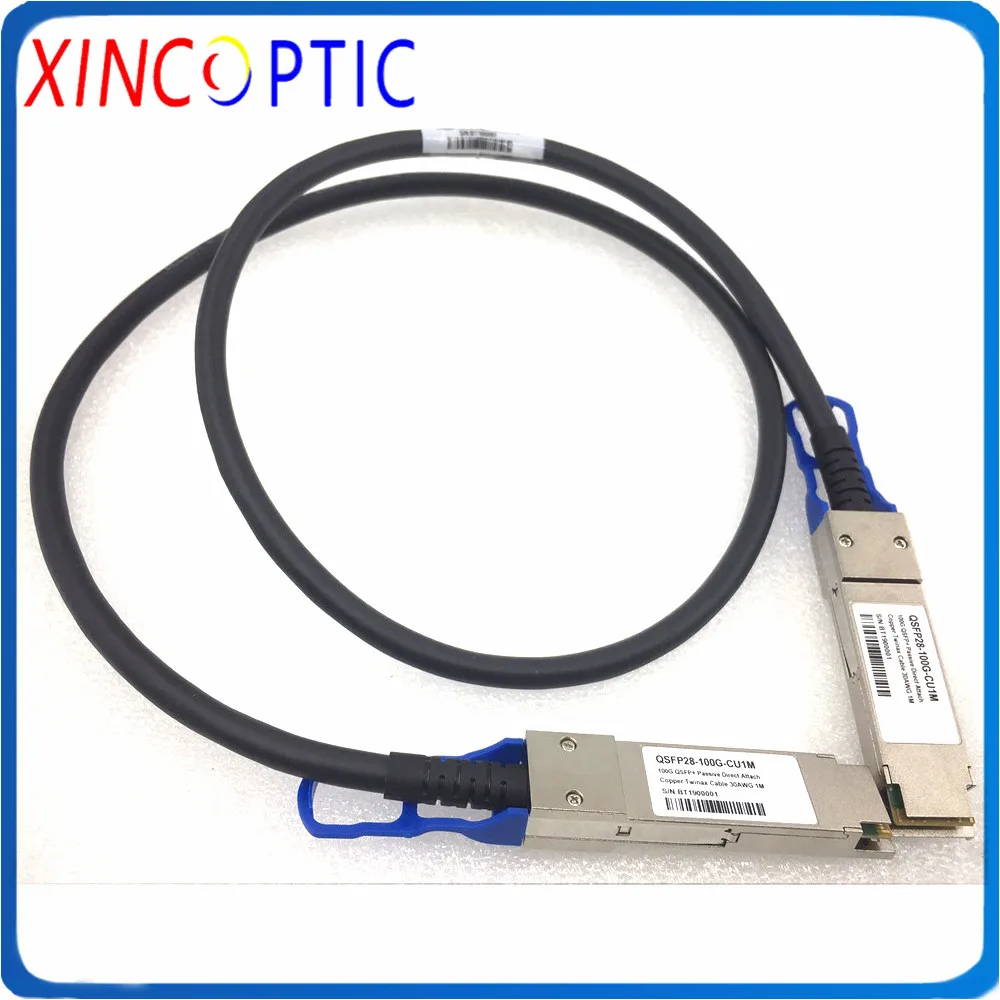 100G QSFP+1M 2M 3M 5M DAC Passive Direct Copper Cable,100G QSFP28 to QSFP28  Copper Direct Attach Twinax Cable