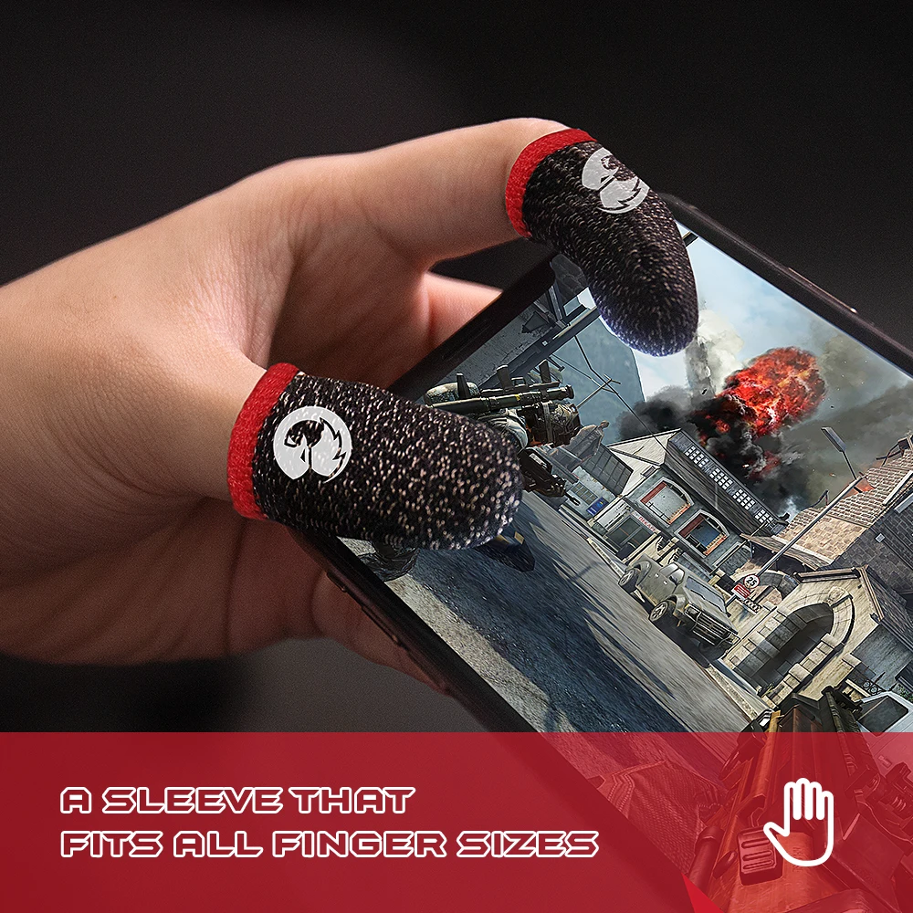 GameSir-Fingertips for Game, Luvas para PUBG, Call of Duty, Mobile Legends, Jogos Profissionais, Luvas de Polegar, 1 Par