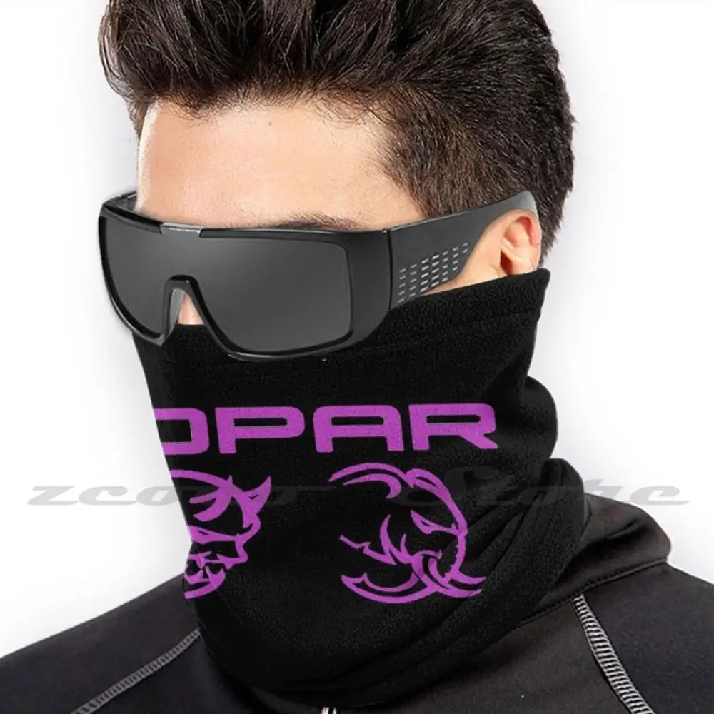 Mopar Logo Mask Cloth Washable Diy Filter Pm2.5 Adult Kids Demon Challenger Hellcat Mopar Mopar Or No Car Super Car Muscle Car