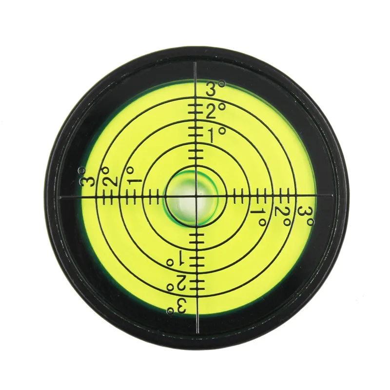 Magnetic Circular Universal Spirit Level Bubble Speaker Leveler Diameter 40x10mm Luminous Available 1PCS