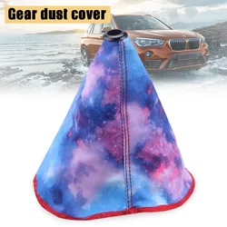 JDM Style Universal Shift Lever Knob Boot Cover Racing Shift Knob Collars Gear Shift Boot Cover Gaiter  RS-SFN069