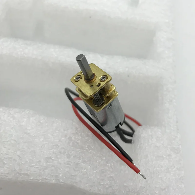 N20 Mini DC Geared Motor 3V 6V 12V Low Speed To High Speed 15-500RPM In DC Motor Adjustable Speed And Reversed With Welding Line