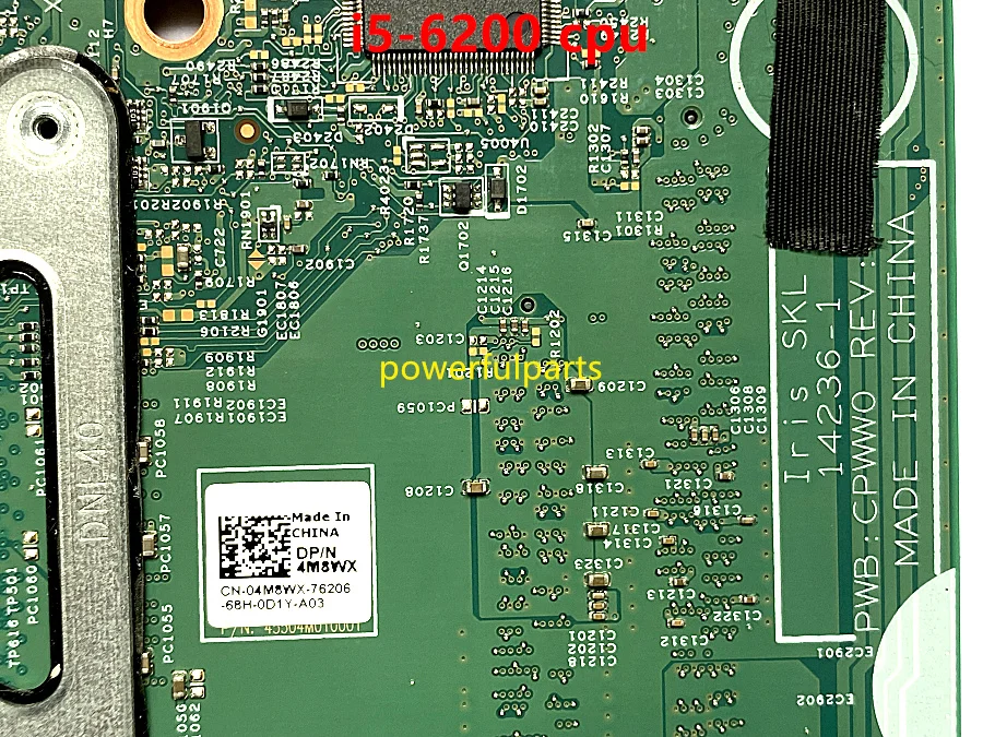 Voor Dell Inspiron 3559 3459 Moederbord I5-6200 Cpu + Graphic 04m8wx CN-04M8WX 14236-1 100% Werkt Goed