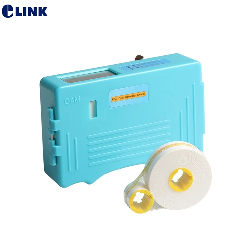 OAM Fibre optical cleaner Cassette tape for fiber optic connector and adapter 500+ times life time free shipping ELINK cleaning 