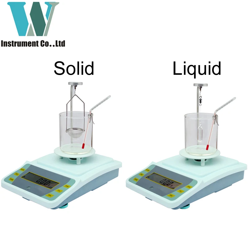 100g 200g 300g 500g 0.01g Lab Hydro Digital Scale Specific Gravity Gem Gold Jewelry Solid Liquid Density Test Electronic Balance