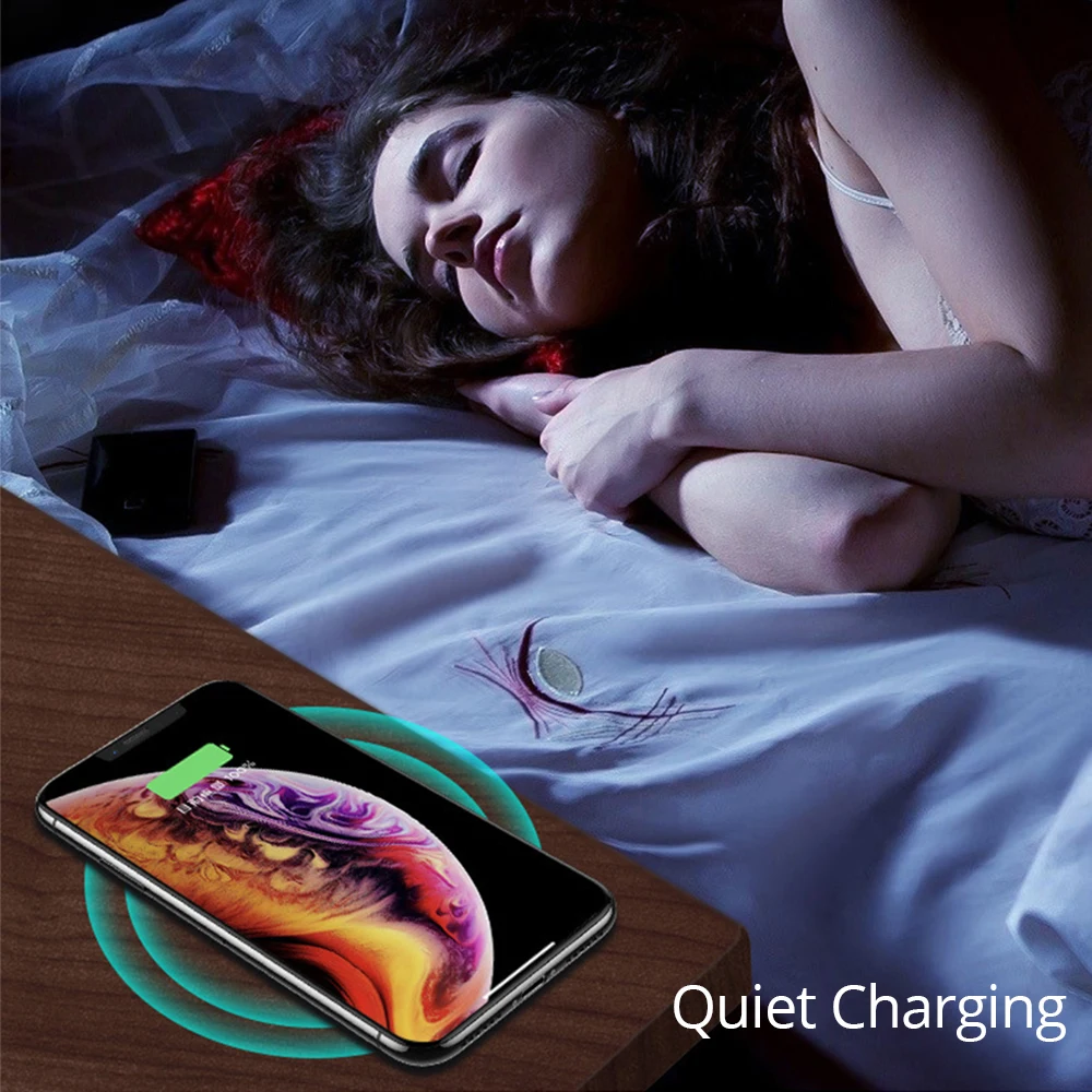 Bonola Qi Invisible True Wireless Charger Long-distance 20MM Wireless Charging Base for iPhone 11 Pro Xs Samsung S20 Xiaomi 11