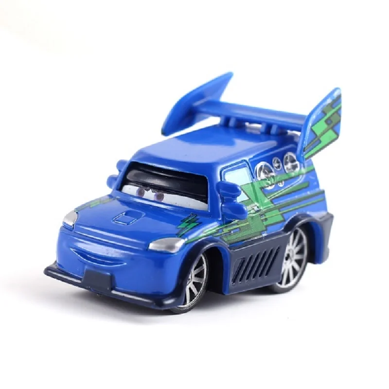 Disney Pixar Racing 3-modelo de aleación de Metal fundido a presión, Rayo McQueen, Jackson Storm, Saligidor, policía blanca, regalo de coche de