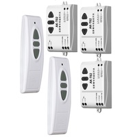 Intelligent home AK-T02 AC220V Motor Wireless Remote Control Switch UP Down Stop Tubular Motor Controller Motor Forward Reverse