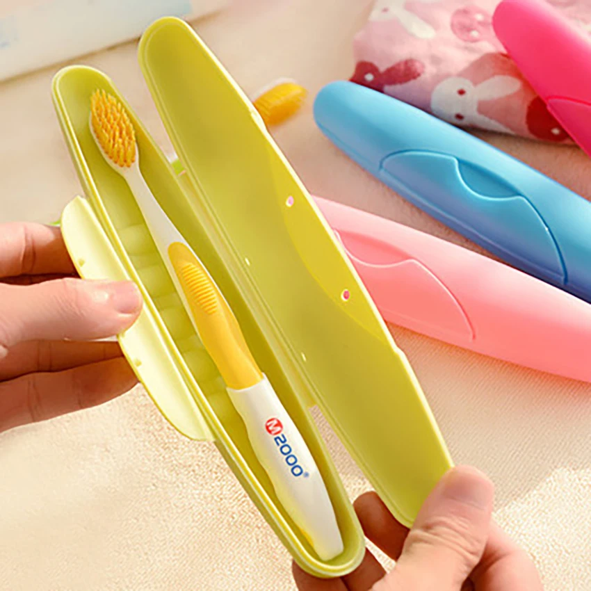 Travel Portable Wash Toothbrush Box Candy Color Sealed Lid Waterproof And Leak-proof Toothbrush Box With Lock