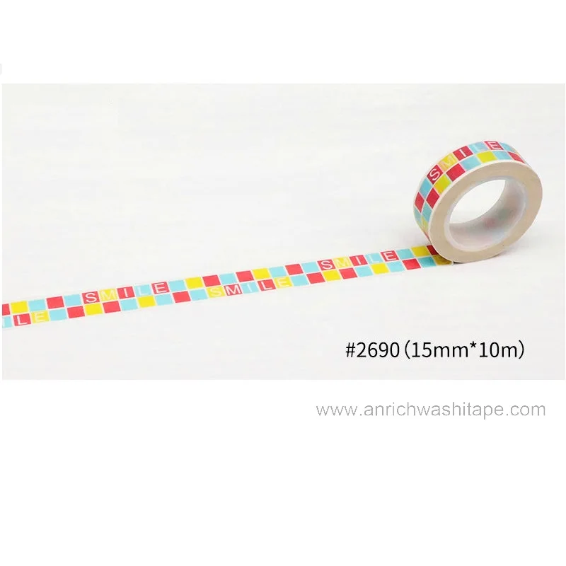 Simple Pattern Washi Tape DIY Paper Tape Card Decoration Masking Tape Holiday Washi