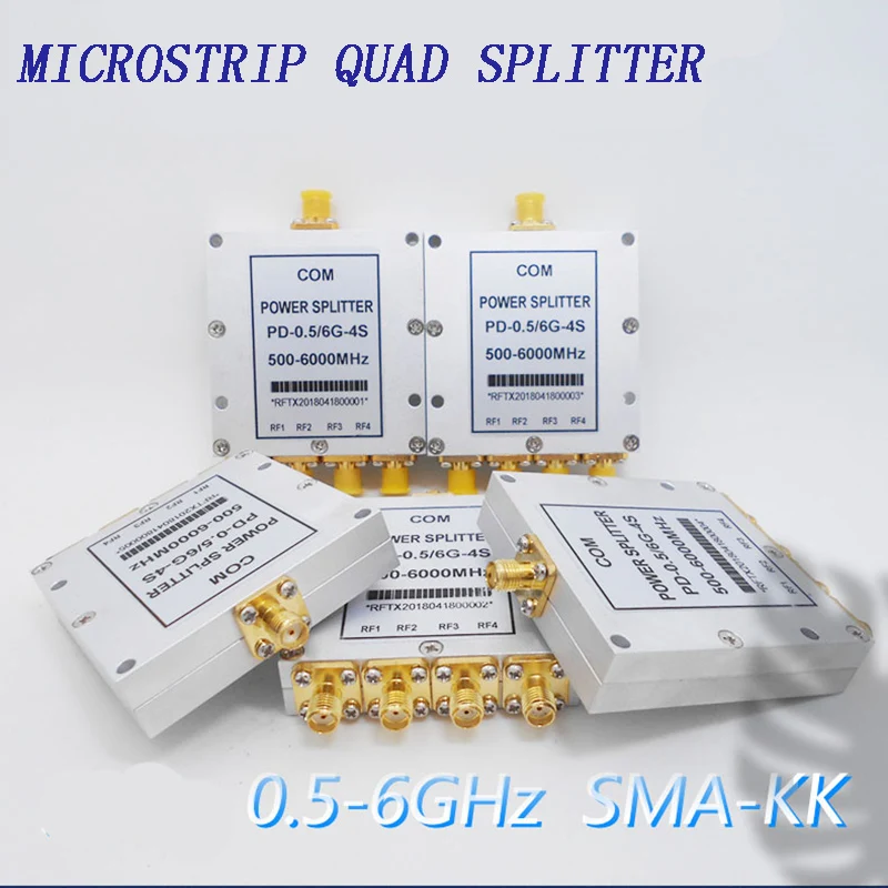 500-6000Mhz Wide Freuuency Lage Insertion Loss Twee Of Vier Tak Sma Connector Microstrip Rfid-lezer Antenne Powbel voor Parking