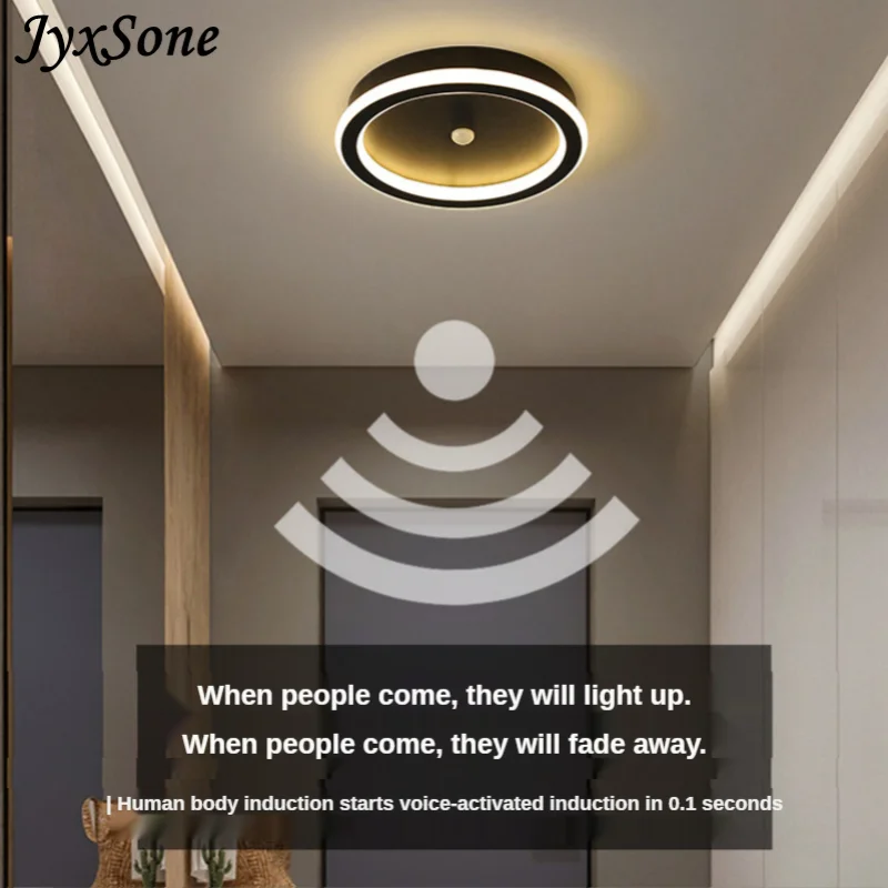 

Modern Nordic Led ceiling lamp motion sensor light Aisle Light Corridor Light Hallway Entrance Light Porch Balcony Light Indoor