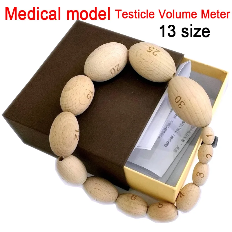 

Orchidometer Male testicular volume meter 13 testicular size measurement models