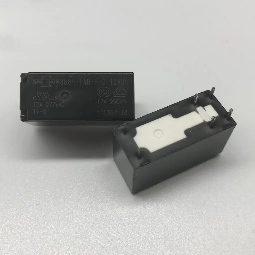 

10PCS/lot New Relay 888H-1AH-F-C-12VDC 888H-1AH-F-C-24VDC 888H-1AH-F-C 24VDC 888H 1AH F C 24V 888H1AHFC 12V 6PIN 17A