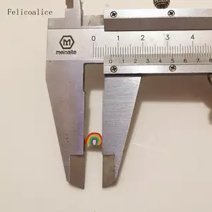 20g Kawaii Rainbow Soft Slay Slice Diy Nail Arts Decoración Polimador de arcilla para la artesanía Simulación Juego de alimentos 12 Mejores Polymer de Polymer Sprinkles - №7