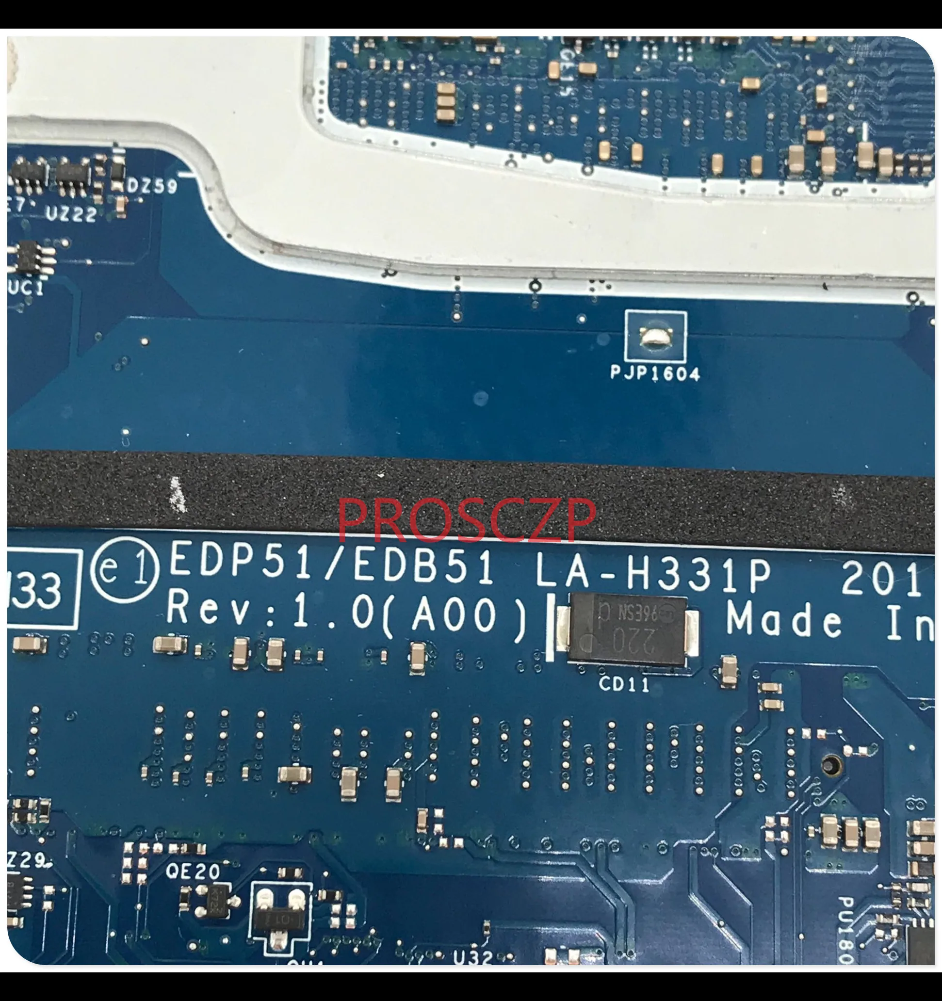 Imagem -03 - para Dell Xps 7590 Laptop Motherboard La-h331p com Srfd0 Gtx1650 I9-9980hk Cpu Gpu 100 Funcionando Bem 04kr2m 4kr2m 15 Cn04kr2m