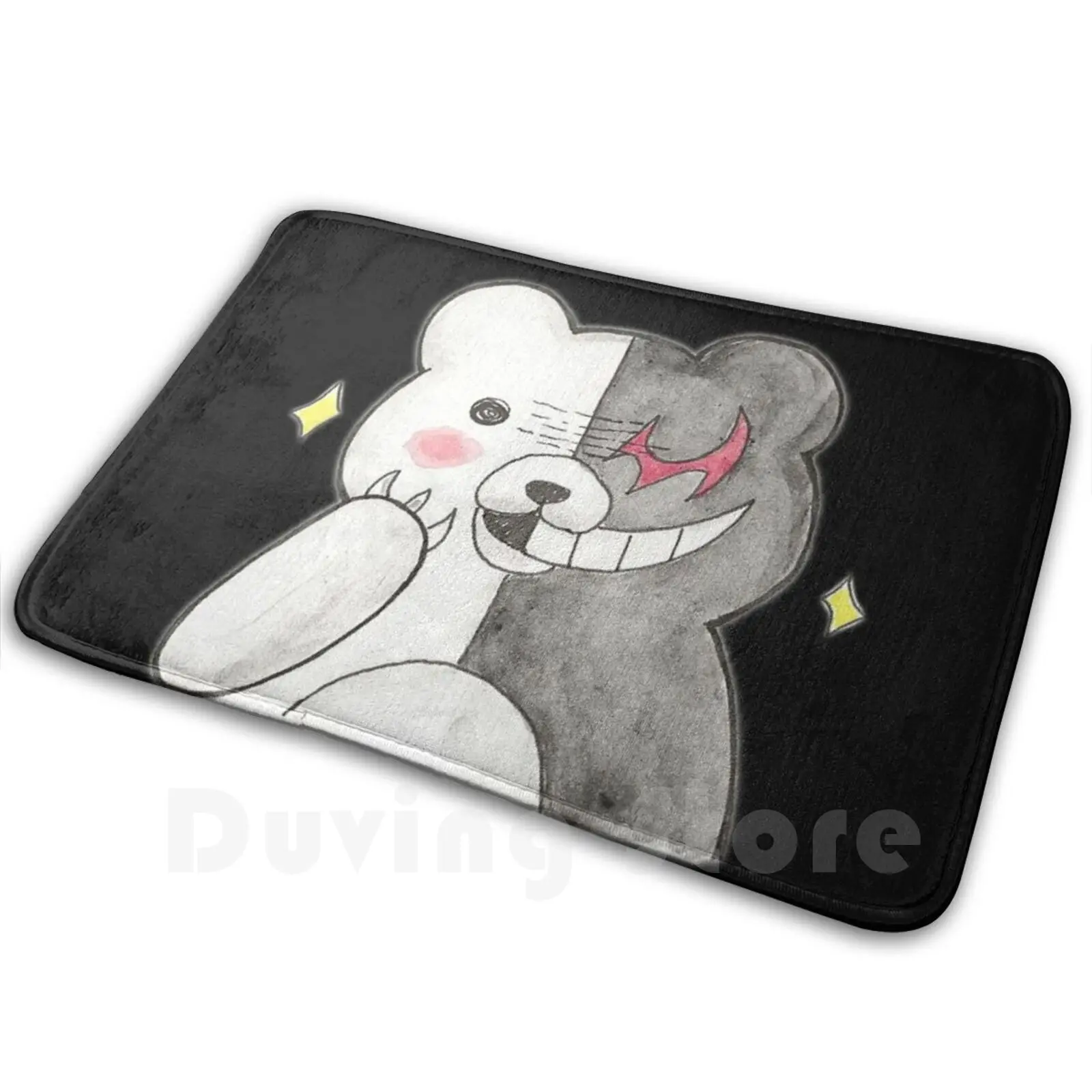 Danganronpa Monokuma Carpet Mat Rug Cushion Soft Danganronpa Monokuma Dr Anime Goodbyedespair Killingharmony