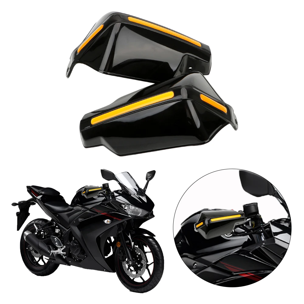 Protection Gear Handlebar HandGuards Windproof Motorcycle Hand Guard Handle Protector Shield 1Pair Universal