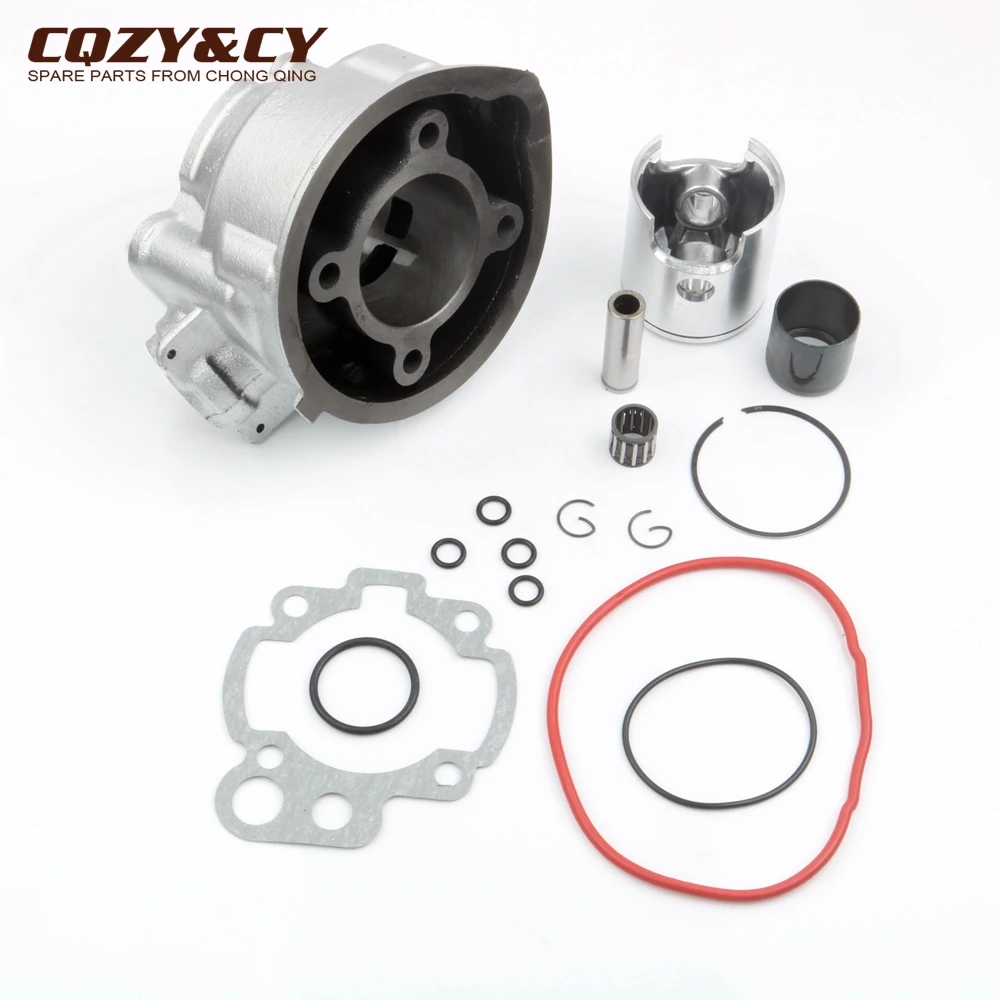 Motorcycle 49mm 90cc Big Bore Cylinder Kit for Yamaha DT50 TZR 50 AM6 Minarelli 2 Stroke Engine Parts