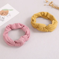 Baby Headband Newborn Twisted Knot Elastic Knit Headband For Girl Hair Bands Children Turban Kids Headwear Baby Hair Accessories