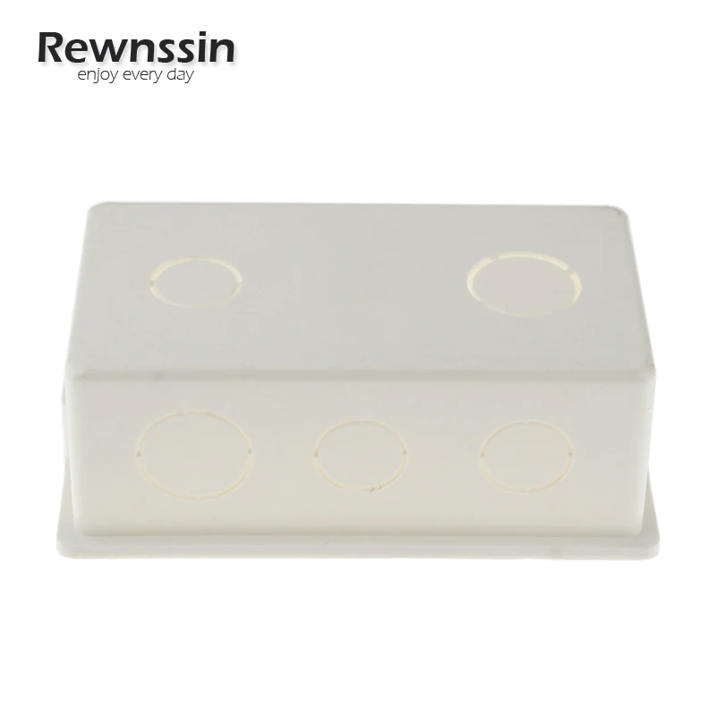 Concealed Wall Mounting Box High Quality Plastic Box 146mm*86mm White Plastic Inner Box For 146 Type Power Switch And Socket