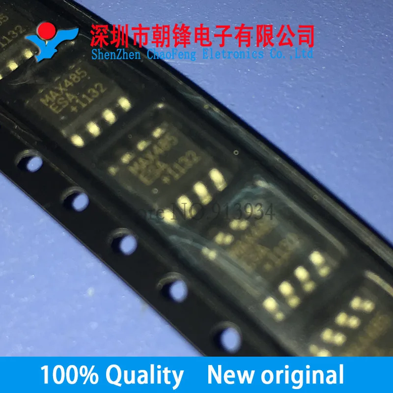 10 قطعة MAX485ESA + T MAX485ESA MAX485 SOP8 جديد الأصلي