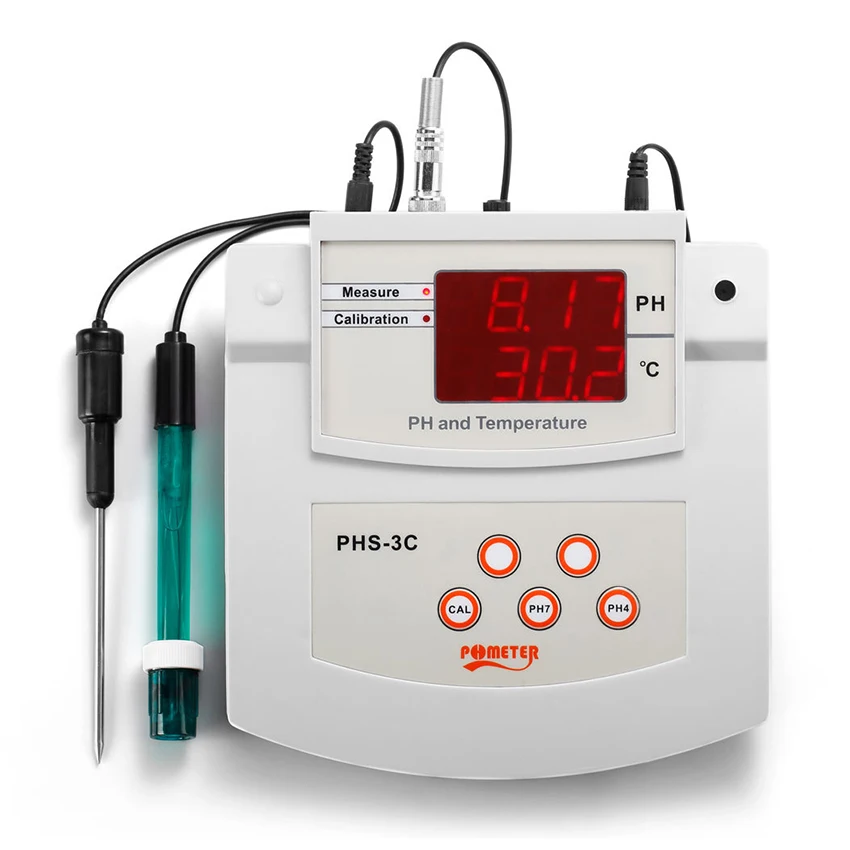 PHS-3C Desktop Automatic Calibration Acidity Meter PH/Thermometer 2In1Digital PH Tetester Laboratory Water Quality Analyzer