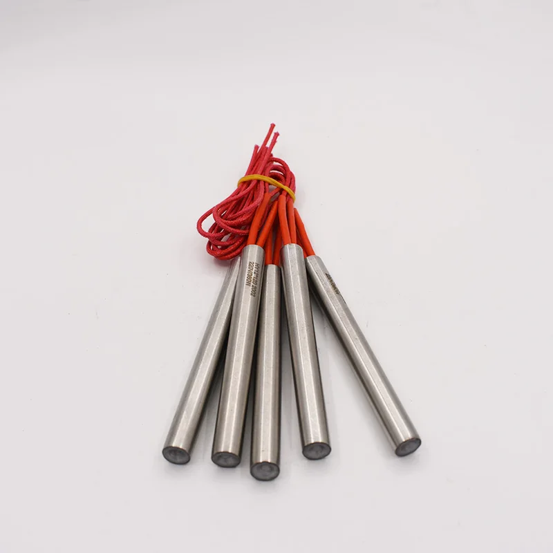 Customized Stainless Steel 10x100mm Cartridge Heater 10mm Tube Dia. 24V/36V/110V/220V/380V Electric Heater Element