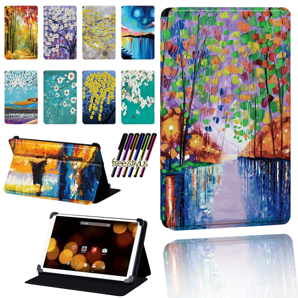 

Cover for Argos 7 8 10 10.1Inch Leather Adjustable Anti-fall for Argos Bush Spira/Eluma/My Tablet/Breezie Tablet Protective Case