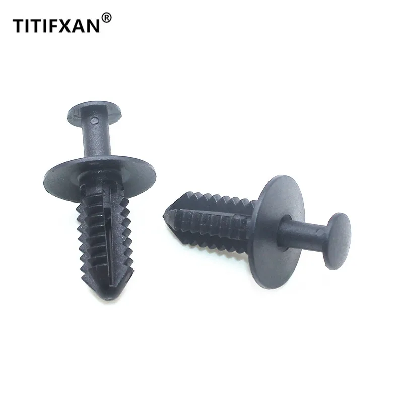 مشبك دبوس دفع واقي الطين للسيارة ، مشبك قفل مصد الشبكة ، برشام الحاجز ، بي ام دبليو ، أوبل ، مرسيدس بنز