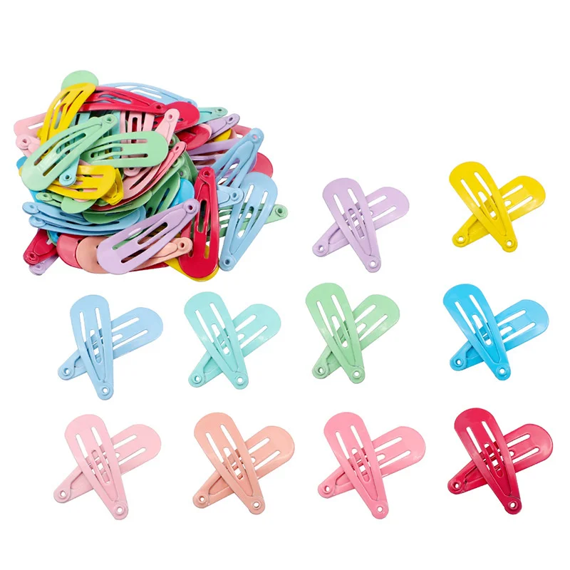 Grampos de cabelo 50 da moda coreana acessórios barrette bonito doce cor de cabelo grampo de cabelo kawaii mini grampos de cabelo grampos de cabelo para meninas