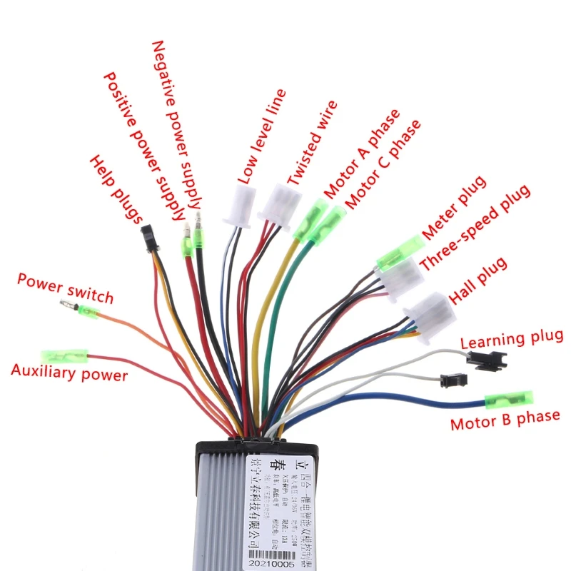 2024 New DC 24/36V 250W Brushless Regulator Speed Controller Scooter E-bike Electric Motor