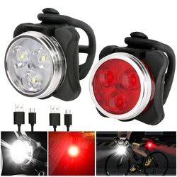 Cycling Bike Taillight USB Rechargeable Led Bicycle Light Tail Clip Lamp Bicycle Lamp Luz Bicicleta Rear Back Bike Tail Light