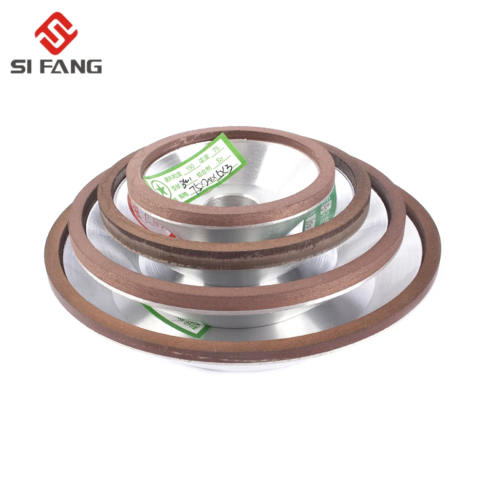 75/100/125/150mm Resin Diamond Grinding Wheel Cup Grinder Disc for Carbide Metal Angle Grinder Tool 120/150/180/240/320/400#