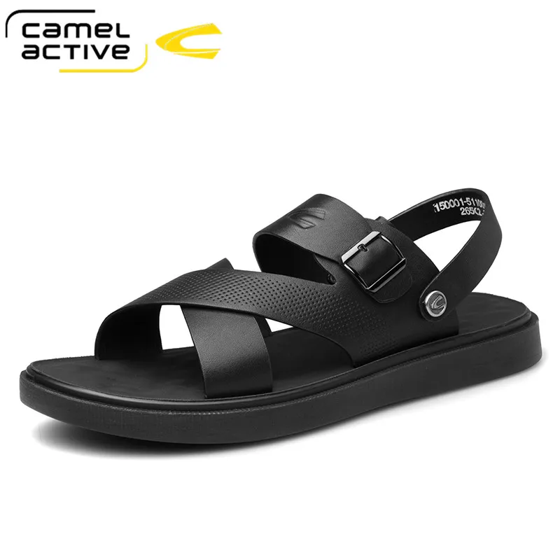 

Camel Active New High Quality Summer Men Sandals Cow Leather Comfortable Gladiator Men Shoes Fashion Casual Shoes