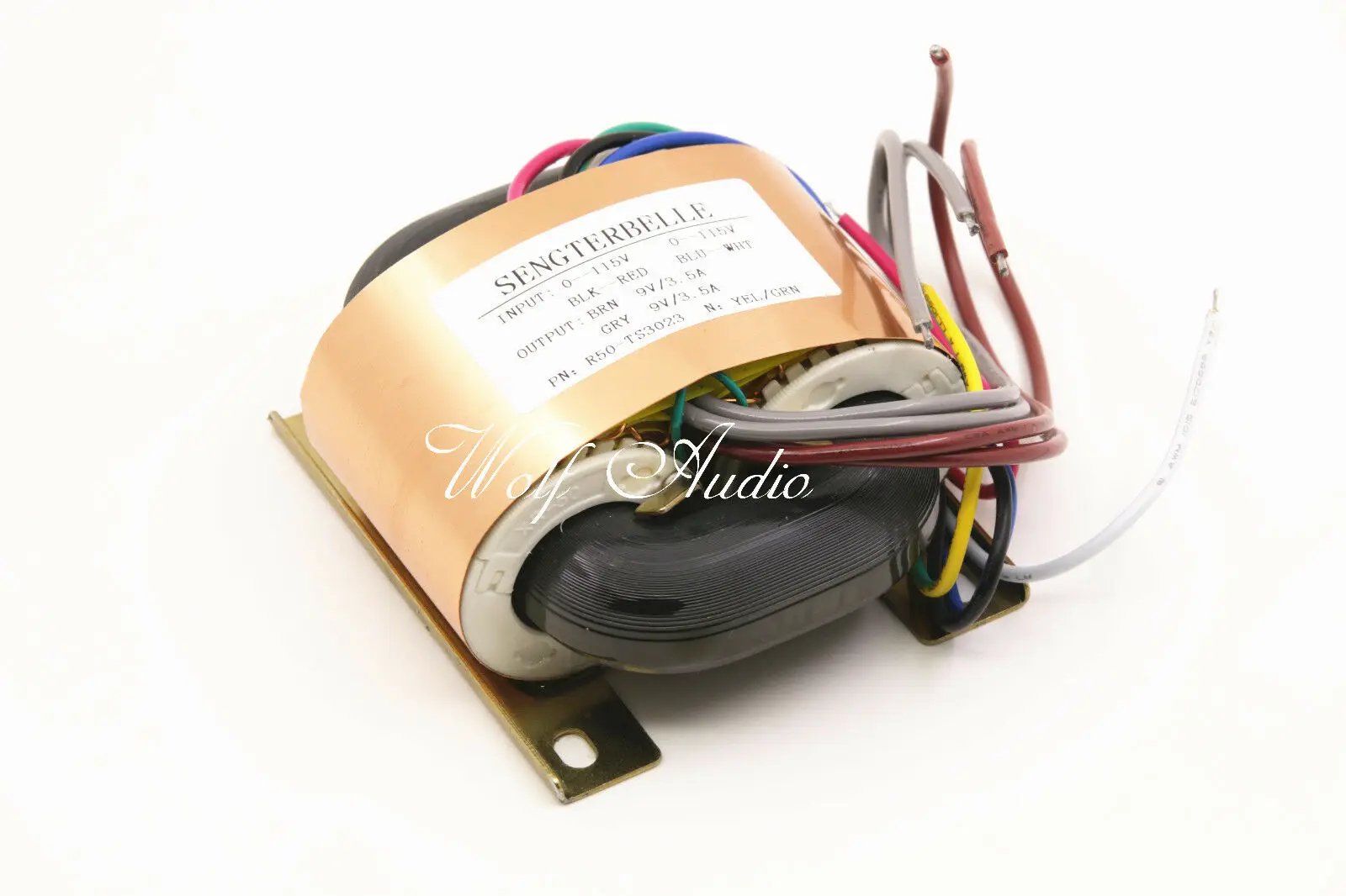 1PCS 65W （65VA） HiFi R-core Copper Audio Transformer Dual 5V/9V/12V/15V