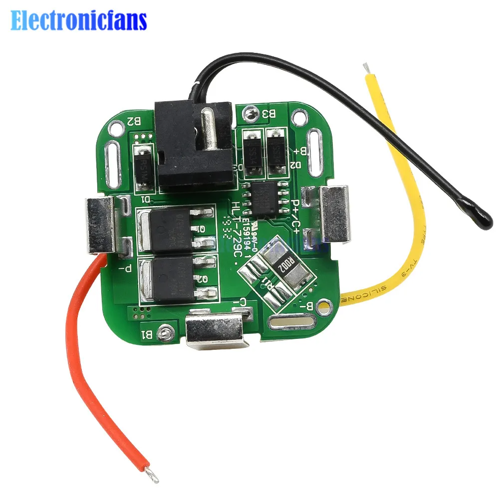 4S 4 Series String 16.8V Lithium Battery Protection Board 14.8V / 16.8V For Power Tools Drill Straight Diy Electronic PCB Module