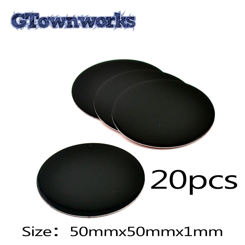 

20pcs 50mm 1.97in Universal Flat Car Wheel Center Hub Caps Sticker Logo Solid Color Aluminum Medium Black Silver For Car Styling