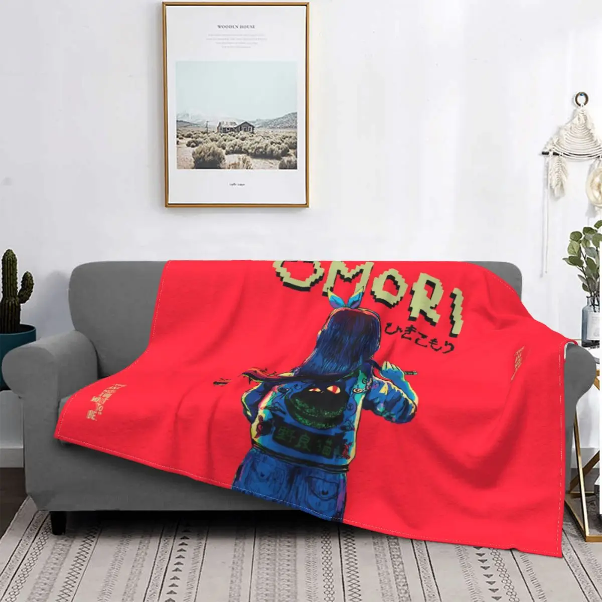 

Aubrey Omori Gaming Blankets Fleece Decoration Ultra-Soft Throw Blankets for Bedding Bedroom Plush Thin Quilt